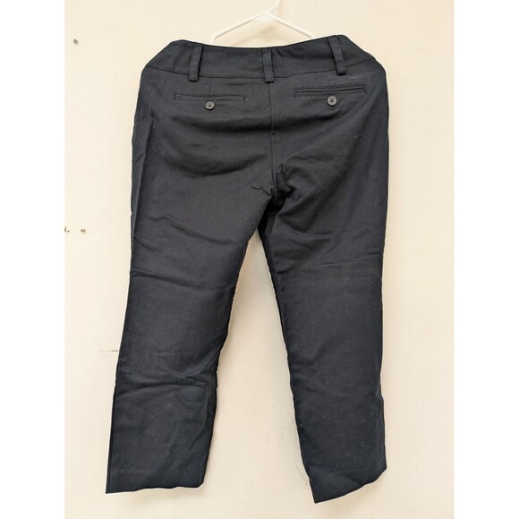 Dana Buchman Black Stretch Straight Leg Dress Pants Women's Size 4 Mid Rise - Picture 5 of 9